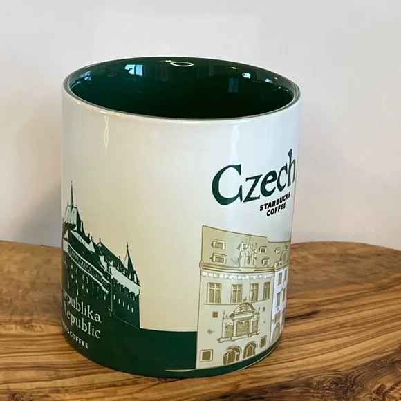 Starbucks Czech Republic Global Icon Collector Series 2017 Coffee Cup Mug 16 Oz. - Picture 6 of 10